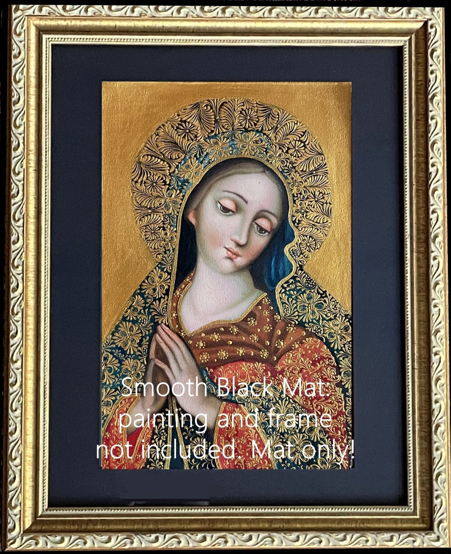 11x14 Mat for small Cusco School Paintings inner dimensions 7 3/8 x 11 1/4 - Shaman Things