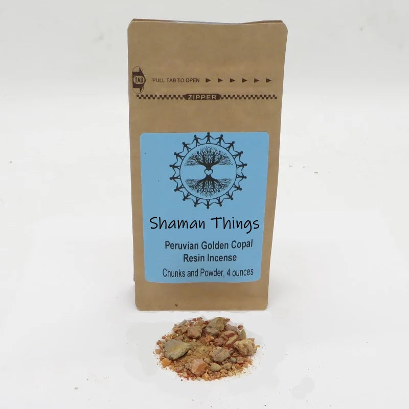 Peruvian Gold Copal Amazon Gold Resin Incense Four Ounces