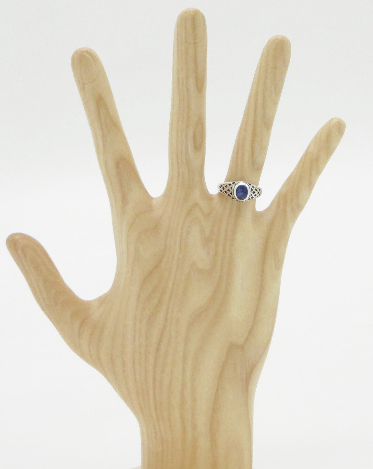 Sodalite Ring Size 7 Peru 950 Silver and Stone Sacred Valley RJV3