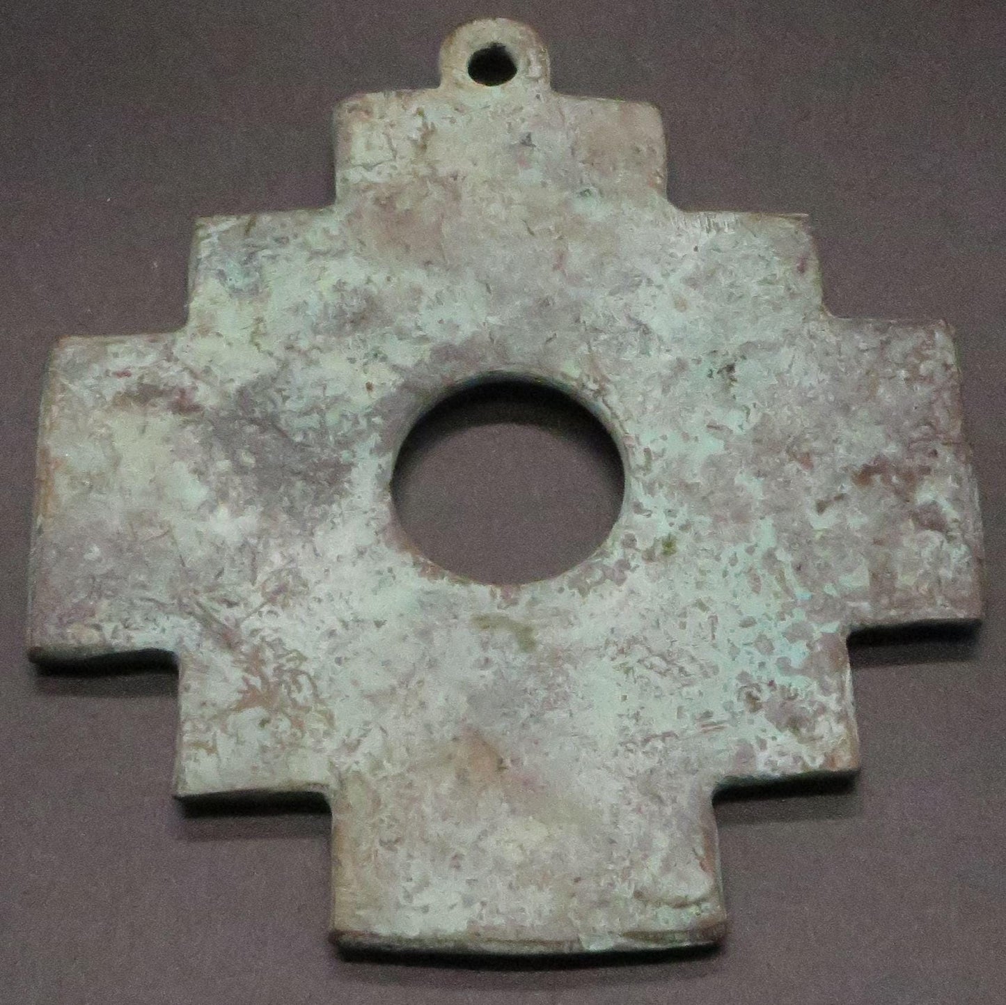 Bronze Chakana / Inca Cross Ornament Condor Jaguar Snake Inti P24-11