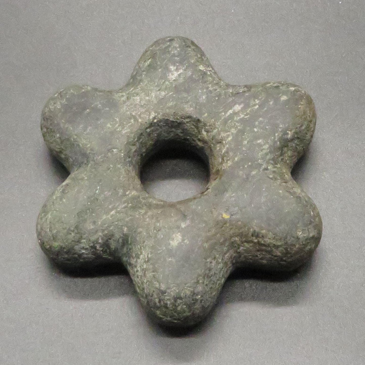 Star Shaped Peruvian Pi Stone Macana hand crafted Sacred Valley