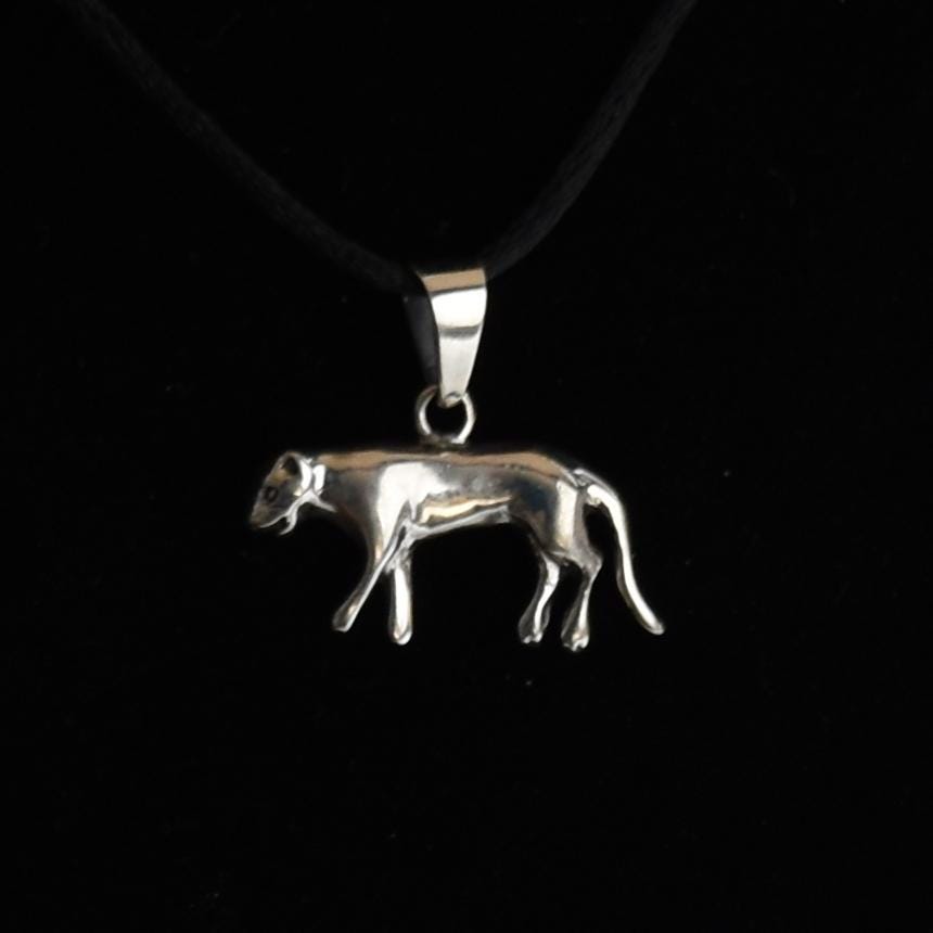 Jaguar Pendant Peru 950 Silver Sacred Valley PJVB26