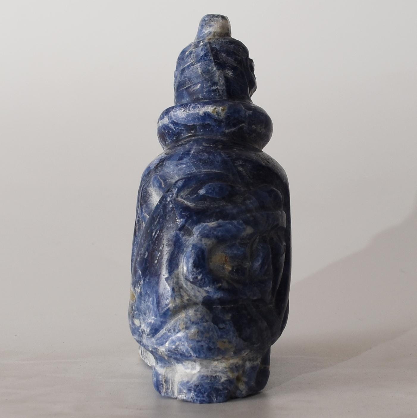 Condor Power Animal stone carving Sodalite hand crafted Sacred Valley Peru S52502