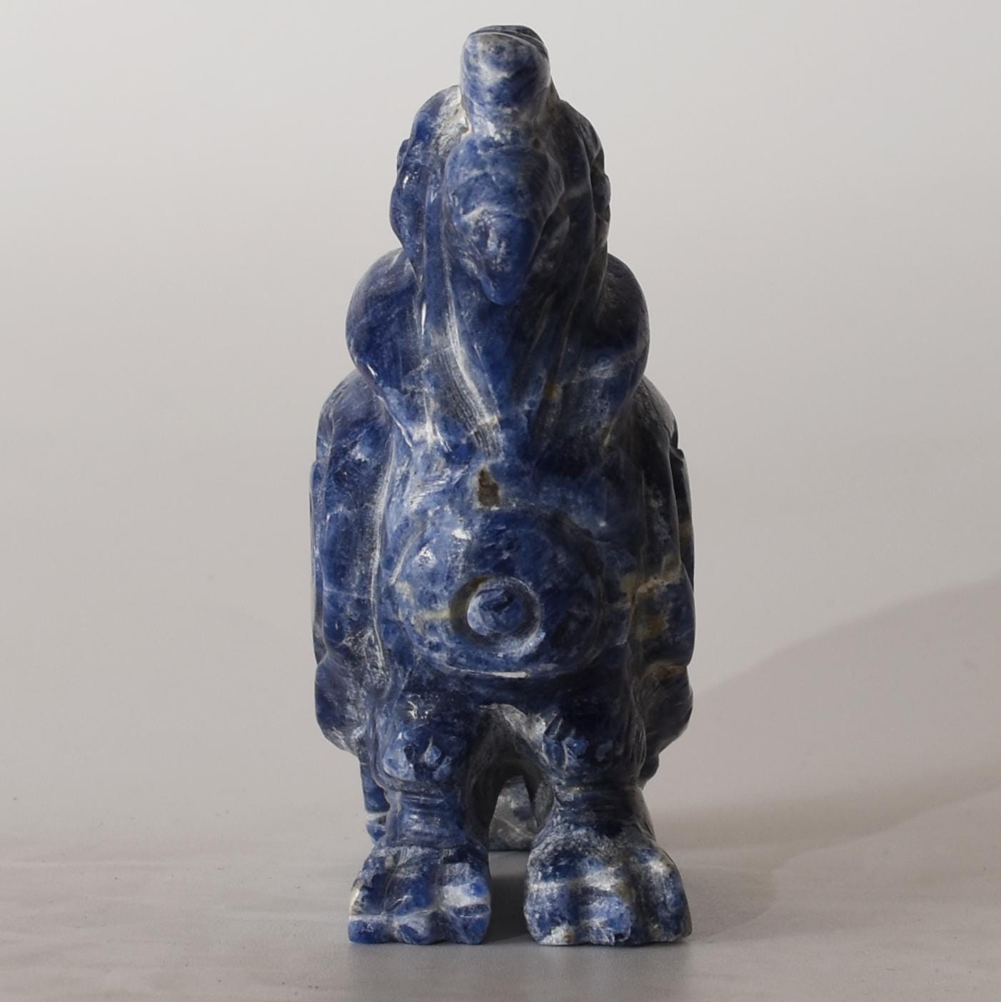 Condor Power Animal stone carving Sodalite hand crafted Sacred Valley Peru S52502
