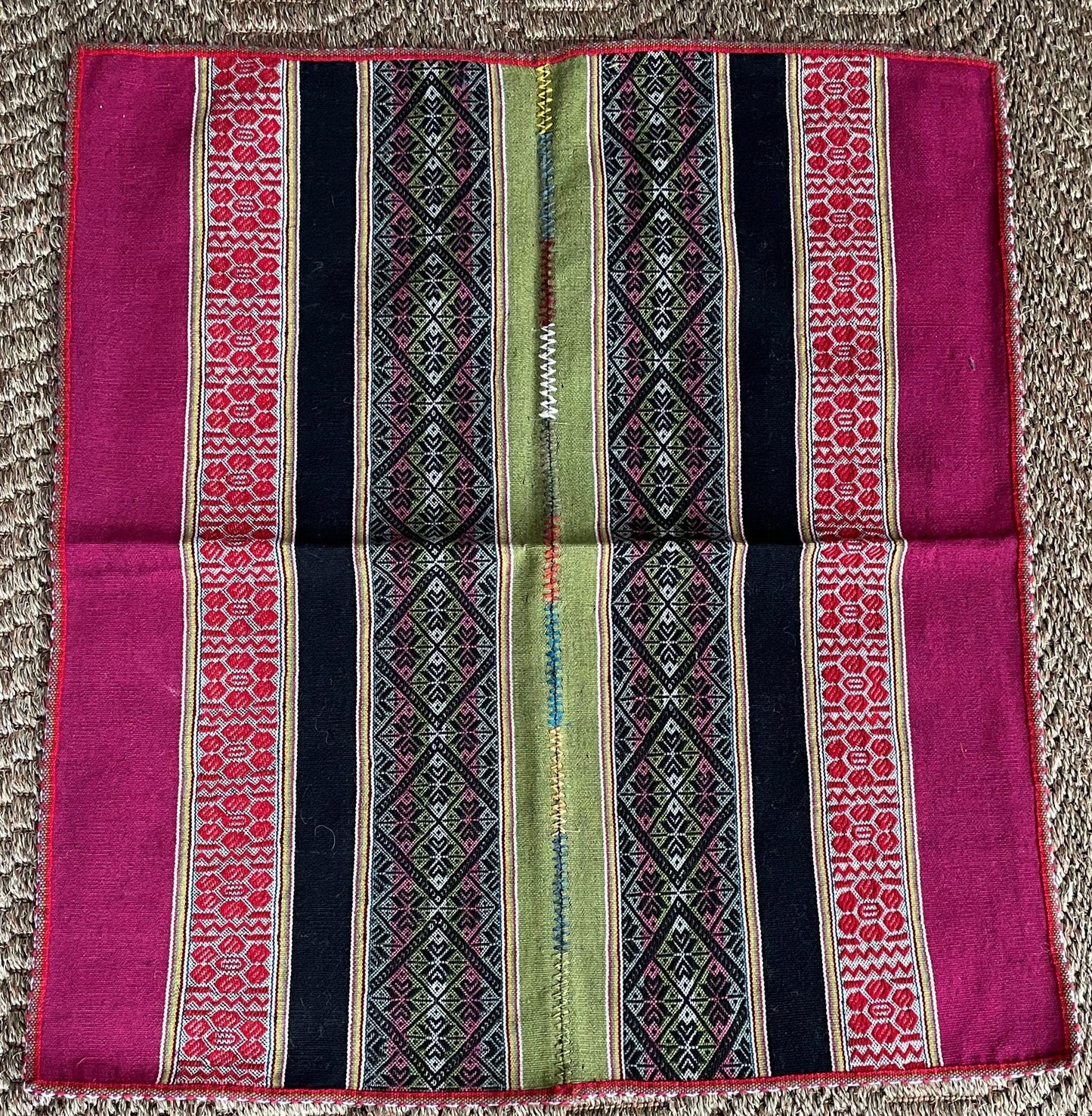 Q'ero Mestana Mesa Altar Ritual Cloth Handwoven on Loom Andean Textile Sacred Valley Peru PF2023-4