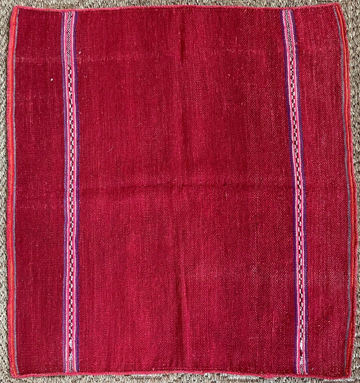 Q'ero Mestana Mesa Altar Ritual Cloth Handwoven on Loom Andean Textile Sacred Valley Peru 52505