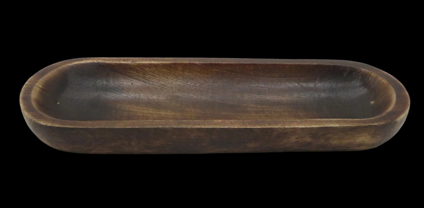 Wooden Boat Incense Burner