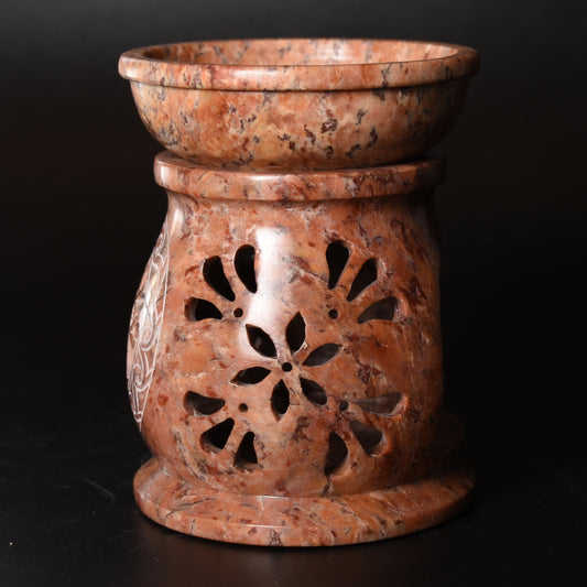 Soapstone Oil Diffuser Aroma Lamp Tree of Life