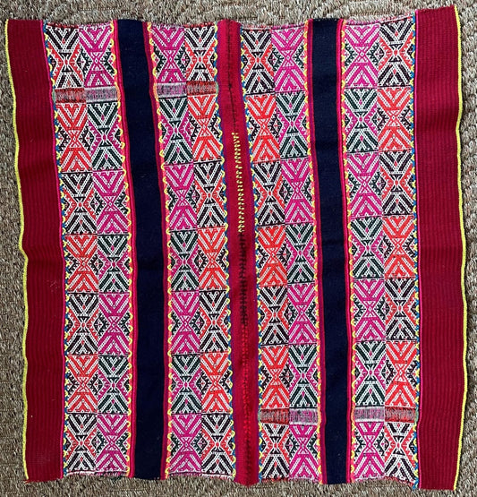 Q'ero Mestana Mesa Altar Ritual Cloth Handwoven on Loom Andean Textile Sacred Valley Peru 52509 - Shaman Things