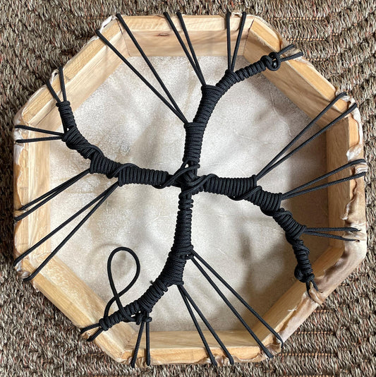 Shaman Drum Hand Made and Hand Painted Hummingbird Made in Sacred Valley Peru D52501 - Shaman Things