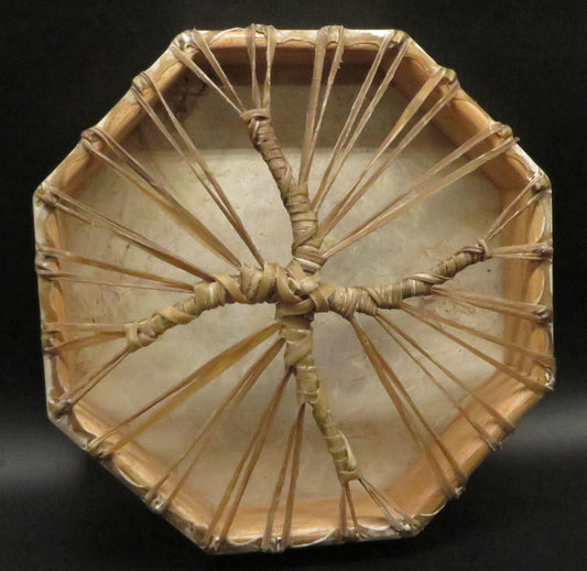 Shaman Drum Hand Made and Hand Painted Jaguar Made in Sacred Valley Peru - Shaman Things