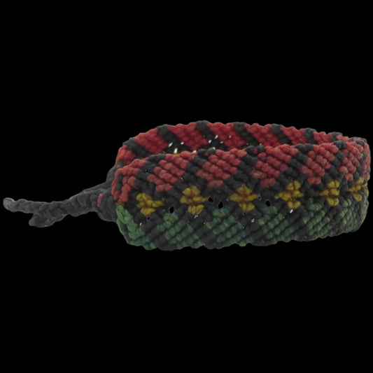 Shipibo Macrame Bracelet Amazon Region Peru B302 - Shaman Things