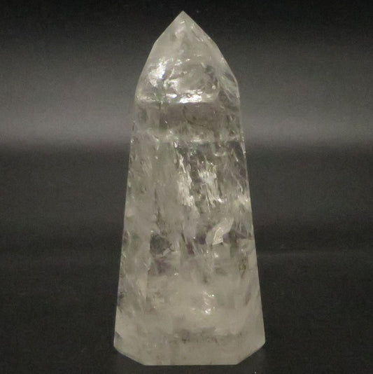Clear Quartz Large Point Obelisk Tower 4 7/8" tall 359g LWOB101 - Shaman Things