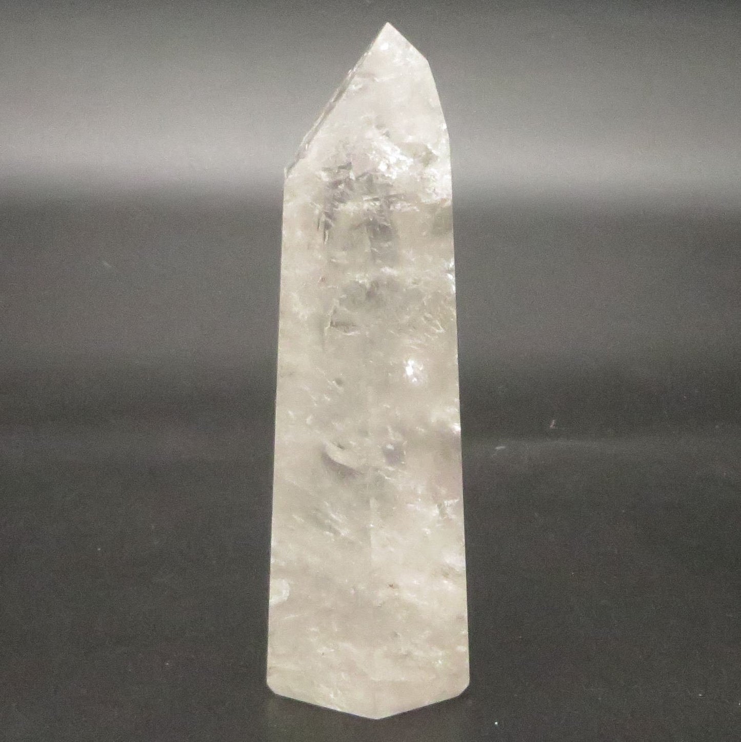 Clear Quartz Large Point Obelisk Tower 4 7/8" tall 359g LWOB101