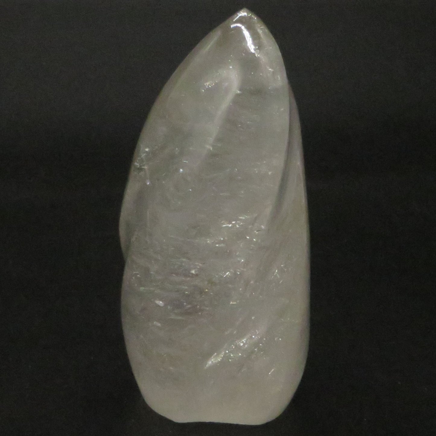 Clear Quartz Crystal Flame Obelisk Tower 4" tall 506g LWCF101