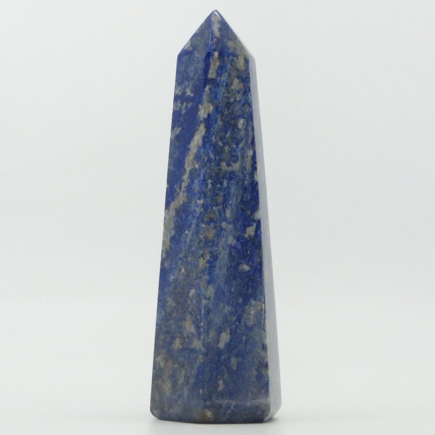 Lapis Lazuli Large Point Obelisk Tower 5 1/4" tall 359g LWOB107 - Shaman Things