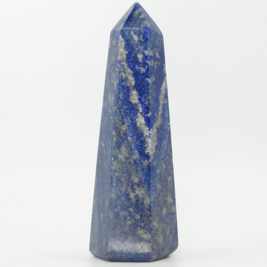 Lapis Lazuli Large Point Obelisk Tower 5 1/4" tall 359g LWOB107 - Shaman Things