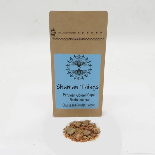 Peruvian Gold Copal Amazon Gold Resin Incense One Ounce