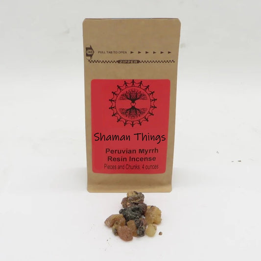Peruvian Myrrh Resin Incense Four Ounces