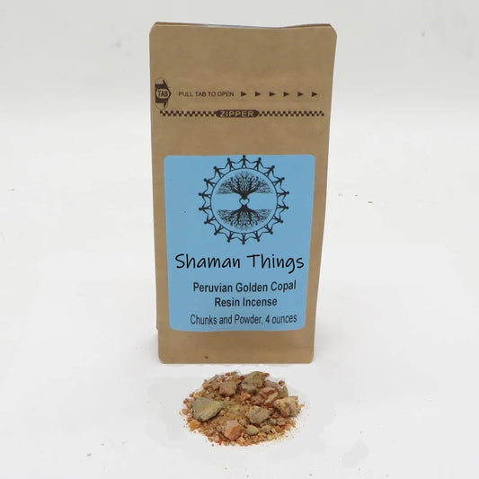 Peruvian Gold Copal Amazon Gold Resin Incense Four Ounces