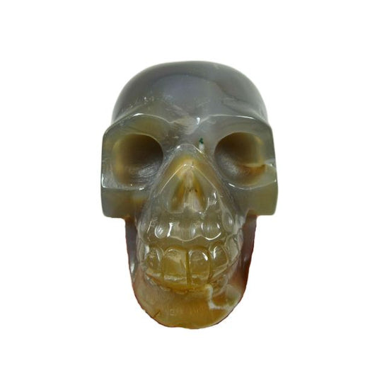 Polished Agate Crystal Skull