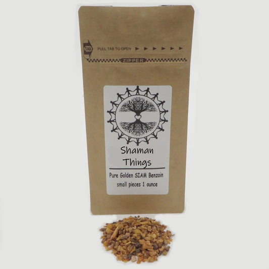 Benzoin Golden Siam Resin 1 ounce - Shaman Things