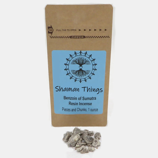 Benzoin of Sumatra Resin Incense One Ounce - Shaman Things