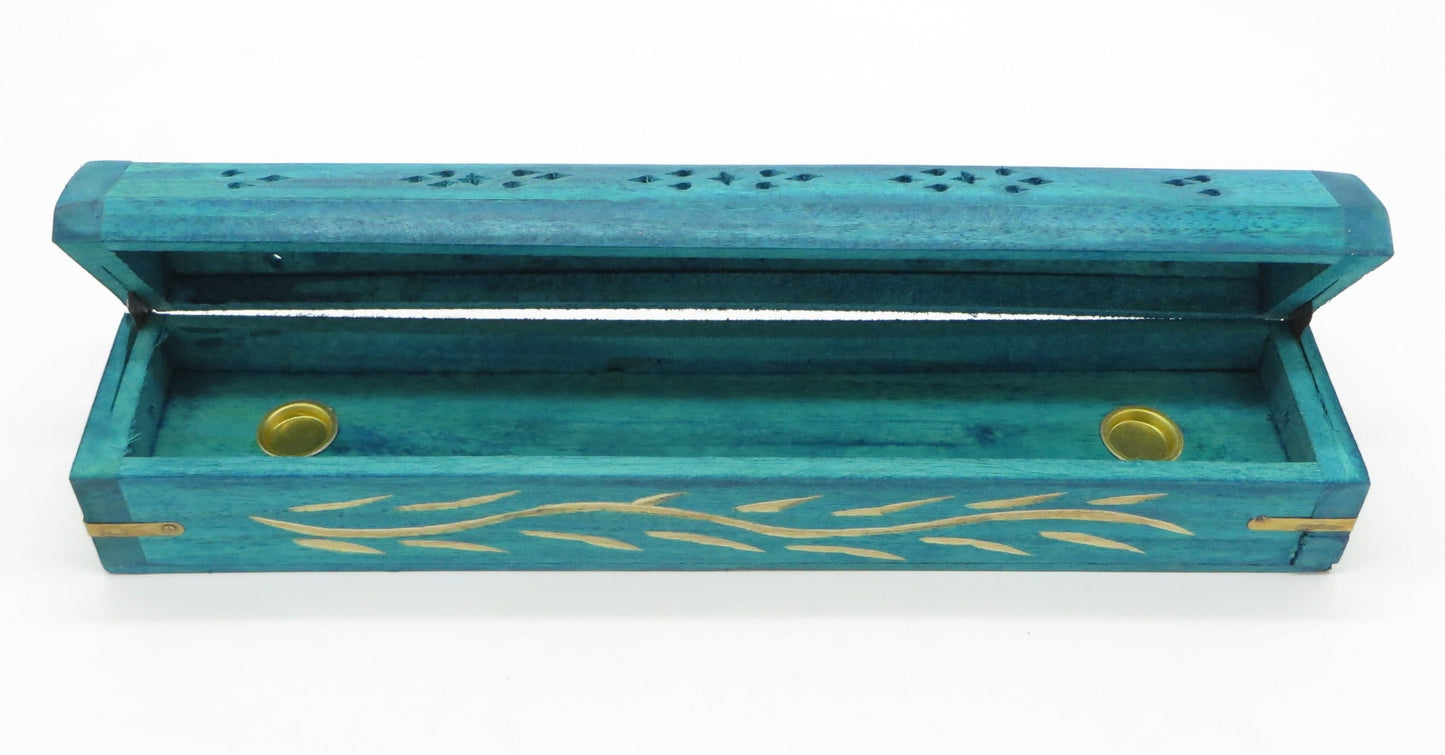 Box Incense Burner Wood - Shaman Things
