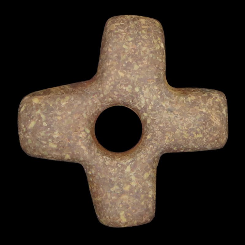 Carved River Stone Chakana hand crafted Sacred Valley Peru CRS301 - Shaman Things