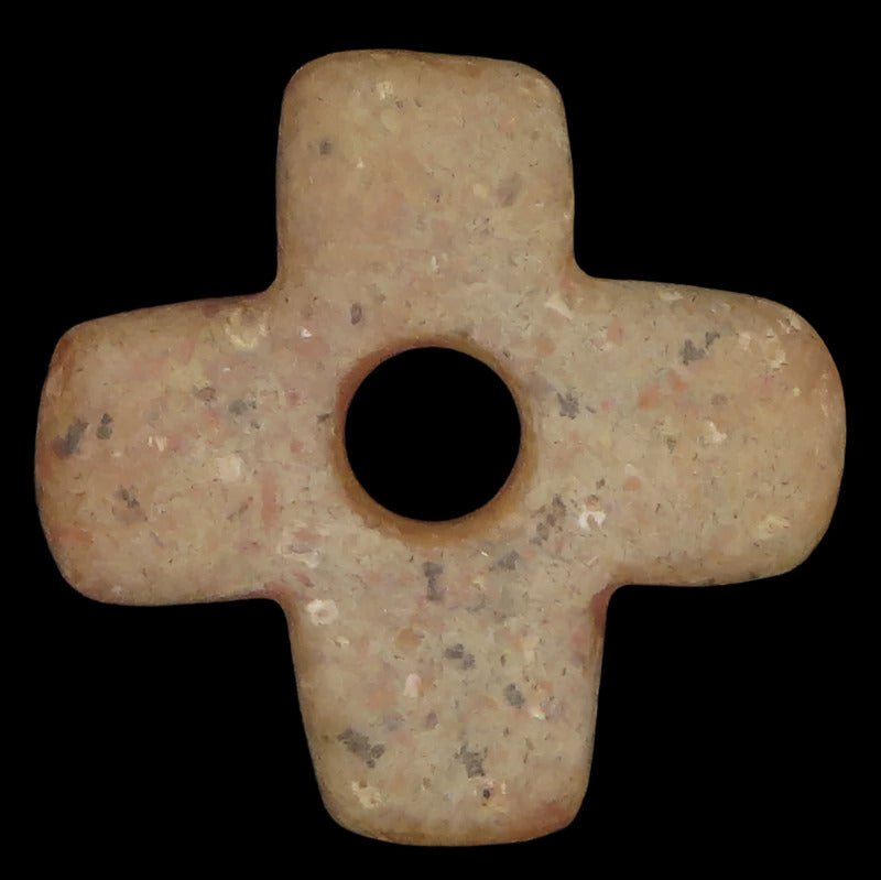 Carved River Stone Chakana hand crafted Sacred Valley Peru CRS304 - Shaman Things