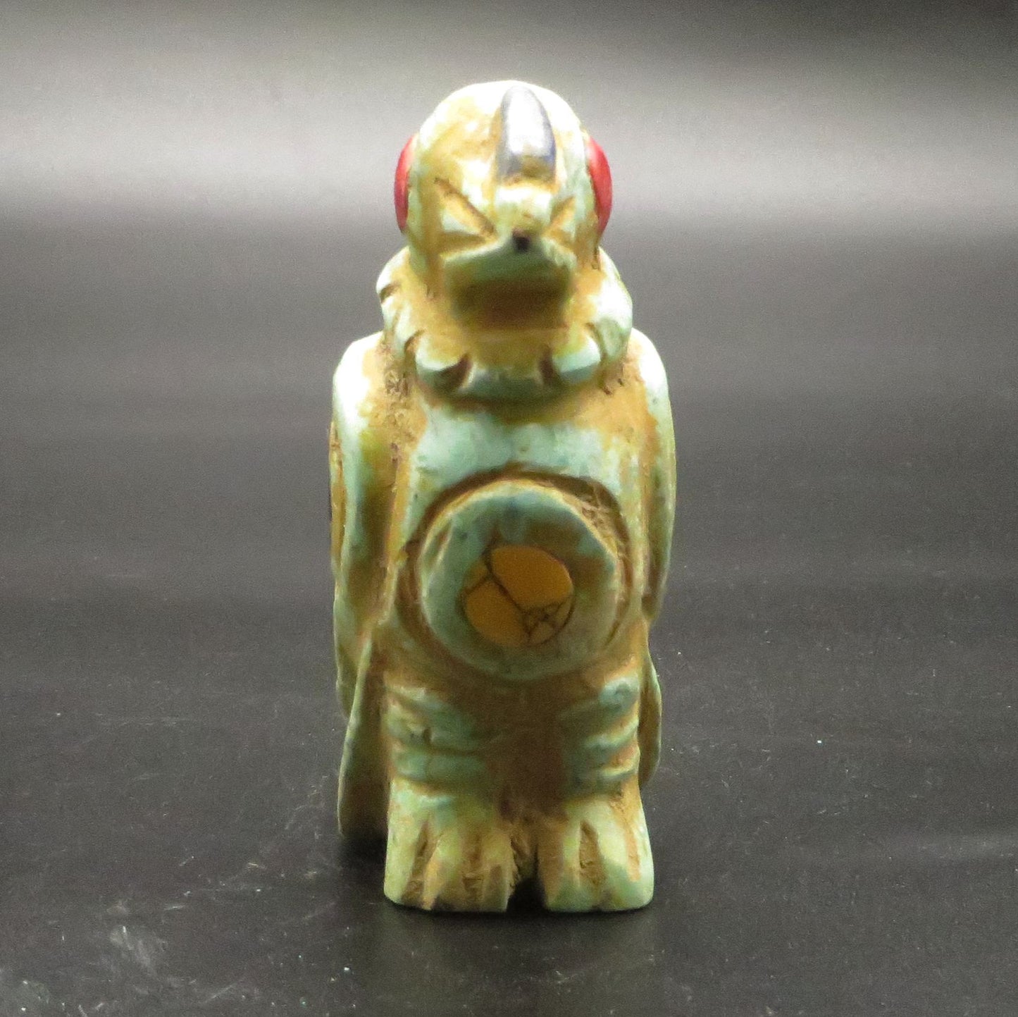 Condor Power Animal stone carving with inlay hand crafted Sacred Valley Peru P24-12