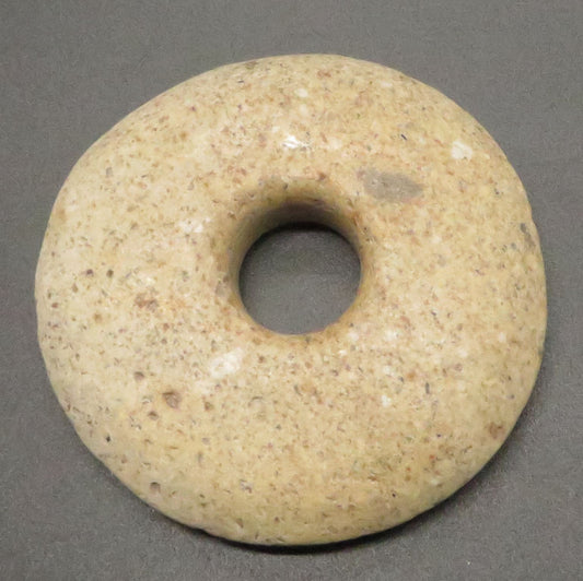Peruvian Pi Stone Donut Stone hand crafted Sacred Valley P24-8-1