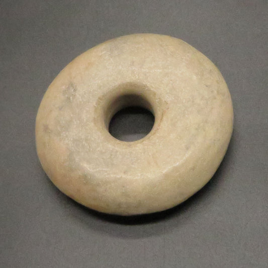 Peruvian Pi Stone Donut Stone hand crafted Sacred Valley P24-8-2