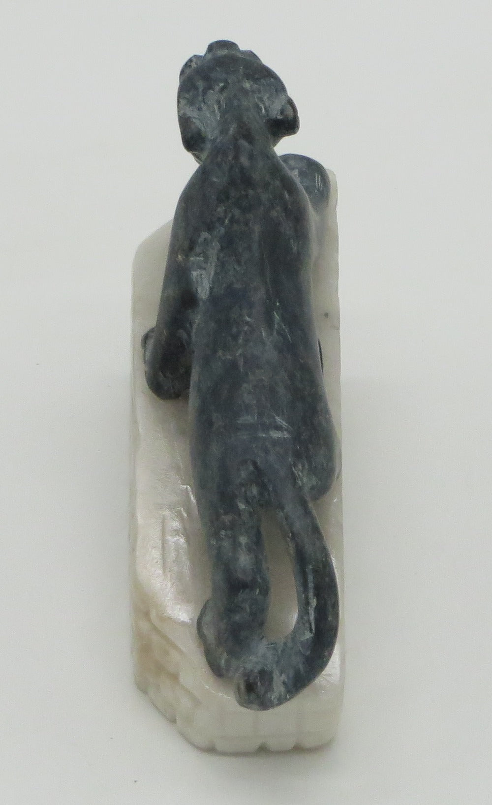 Hand Carved Stone Jaguar on Inca Ruins Sacred Valley Peru