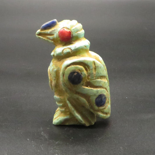Condor Power Animal stone carving with inlay hand crafted Sacred Valley Peru P24-12