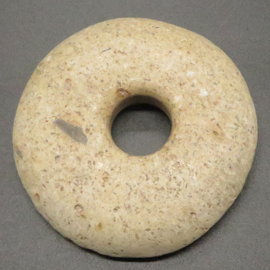 Peruvian Pi Stone Donut Stone hand crafted Sacred Valley P24-8-1