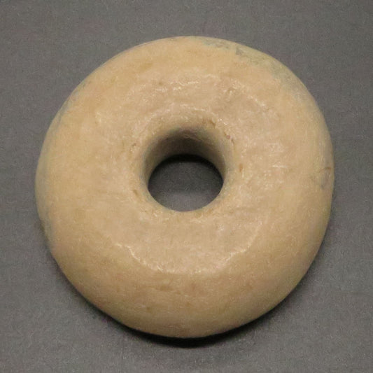 Peruvian Pi Stone Donut Stone hand crafted Sacred Valley P24-8-2