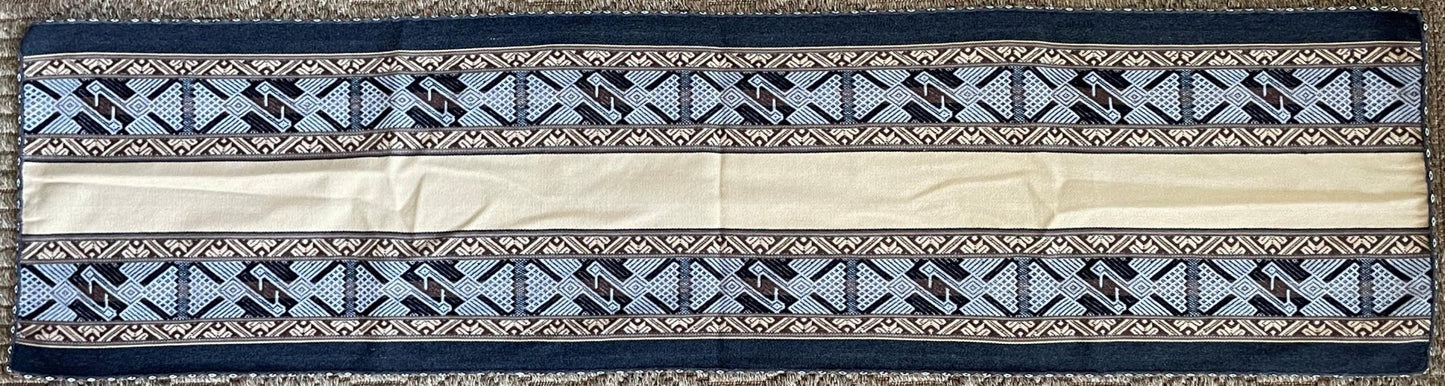 Chinchero Hand Woven Cloth Table Runner Hummingbird Pattern Sacred Valley Peru 16 x 60 TR2 - Shaman Things
