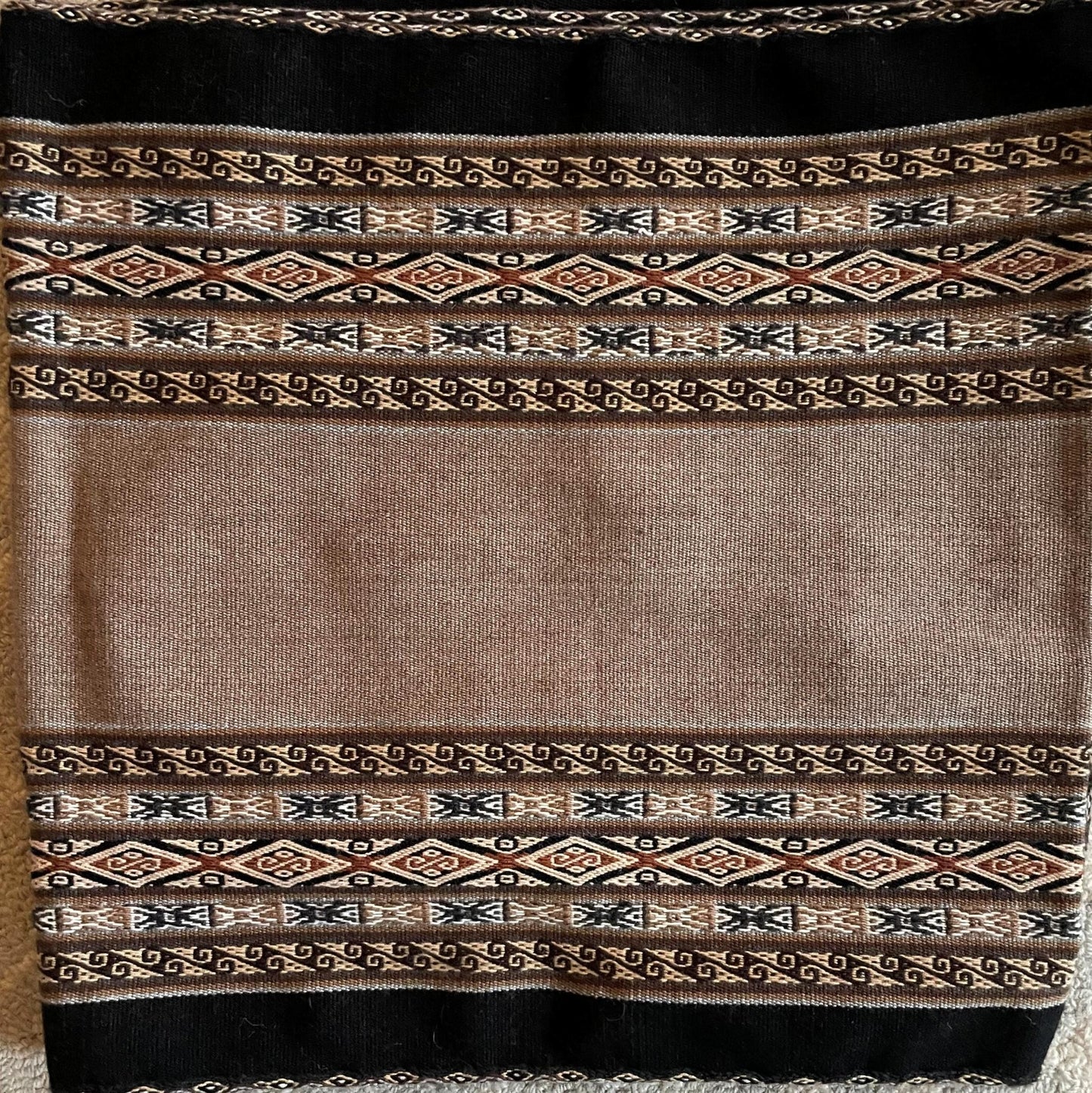 Chinchero Hand Woven Cloth Table Runner Traditional Patterns Sacred Valley Peru 15 x 61 TR3 - Shaman Things
