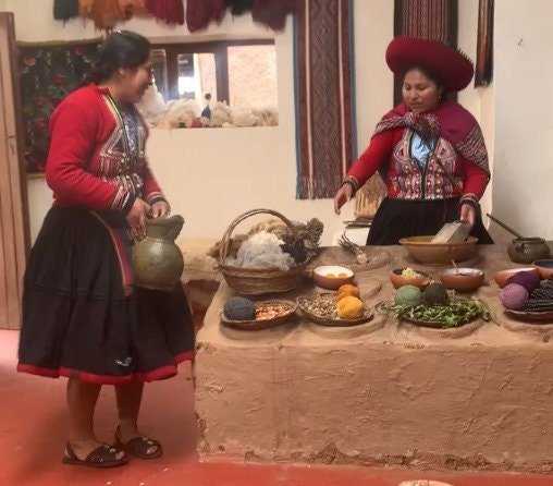 Chinchero Hand Woven Cloth Table Runner Traditional Patterns Sacred Valley Peru 15 x 61 TR3 - Shaman Things