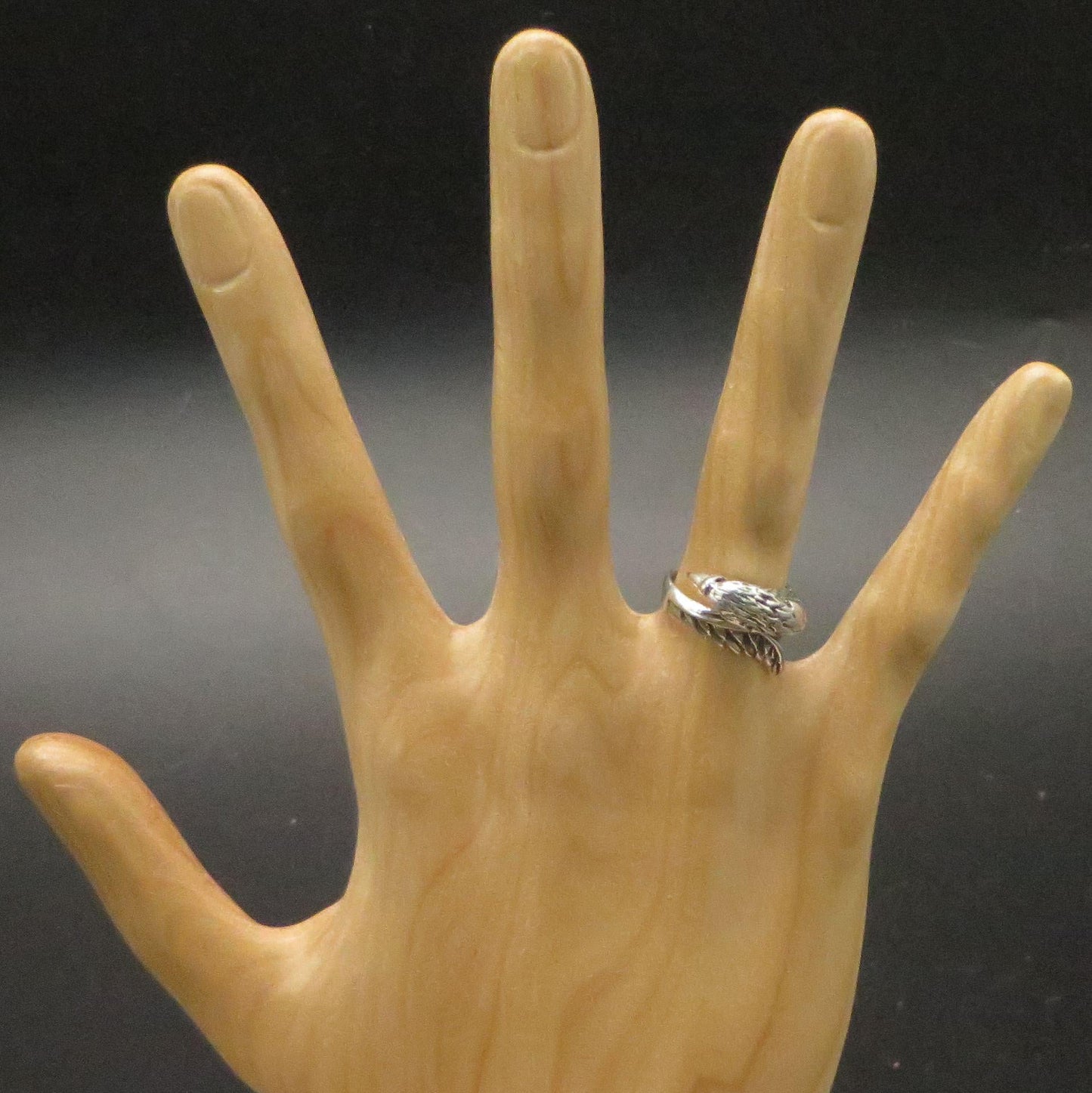 Eagle Ring Size 5 Peru 950 Silver Sacred Valley RJVB31 - Shaman Things