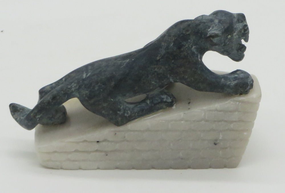 Hand Carved Stone Jaguar on Inca Ruins Sacred Valley Peru - Shaman Things