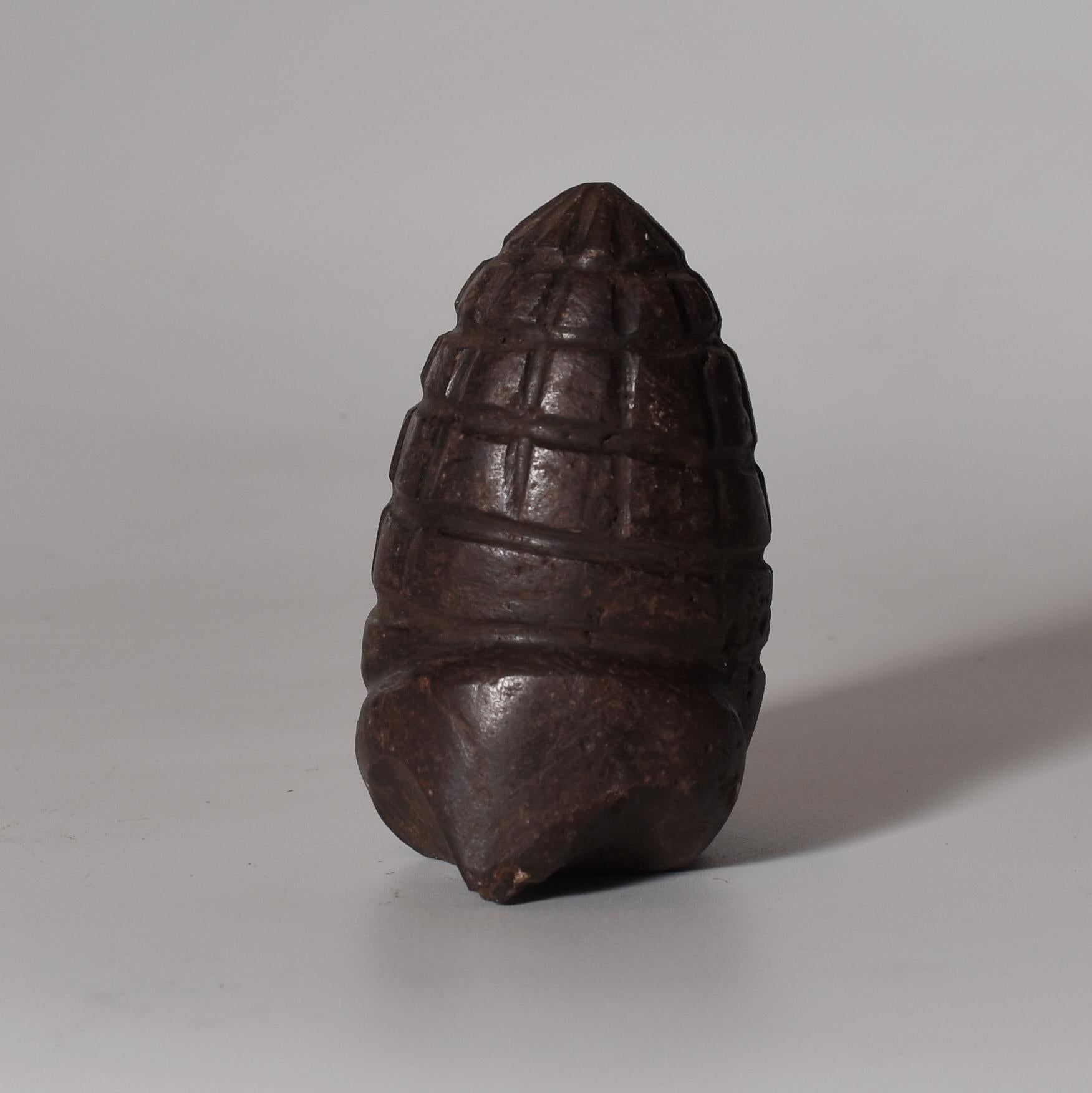 Hiwaya Stone Ear of Corn Illa Carving hand crafted Sacred Valley Peru S52521 - Shaman Things