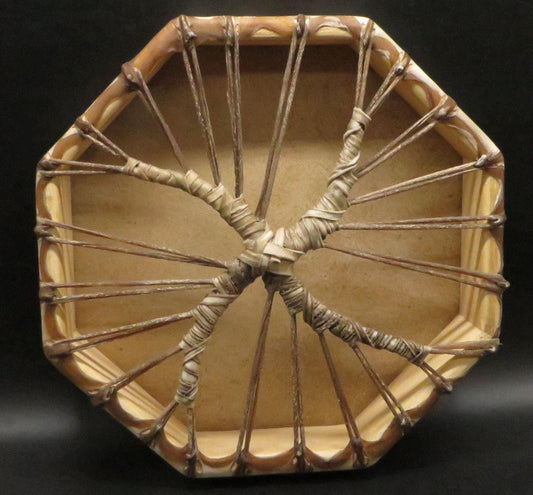 Shaman Drum Hand Made and Hand Painted Eagle Made in Sacred Valley Peru