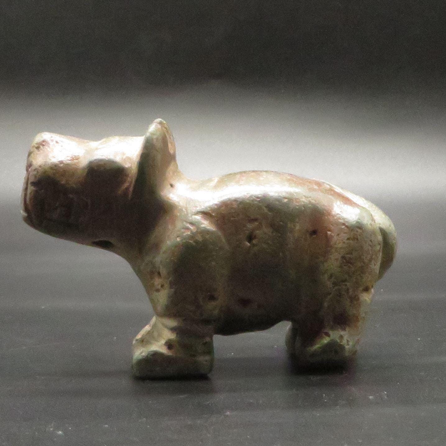 Peruvian Power Animal Stone Carving Jaguar hand carved Sacred Valley P24-9