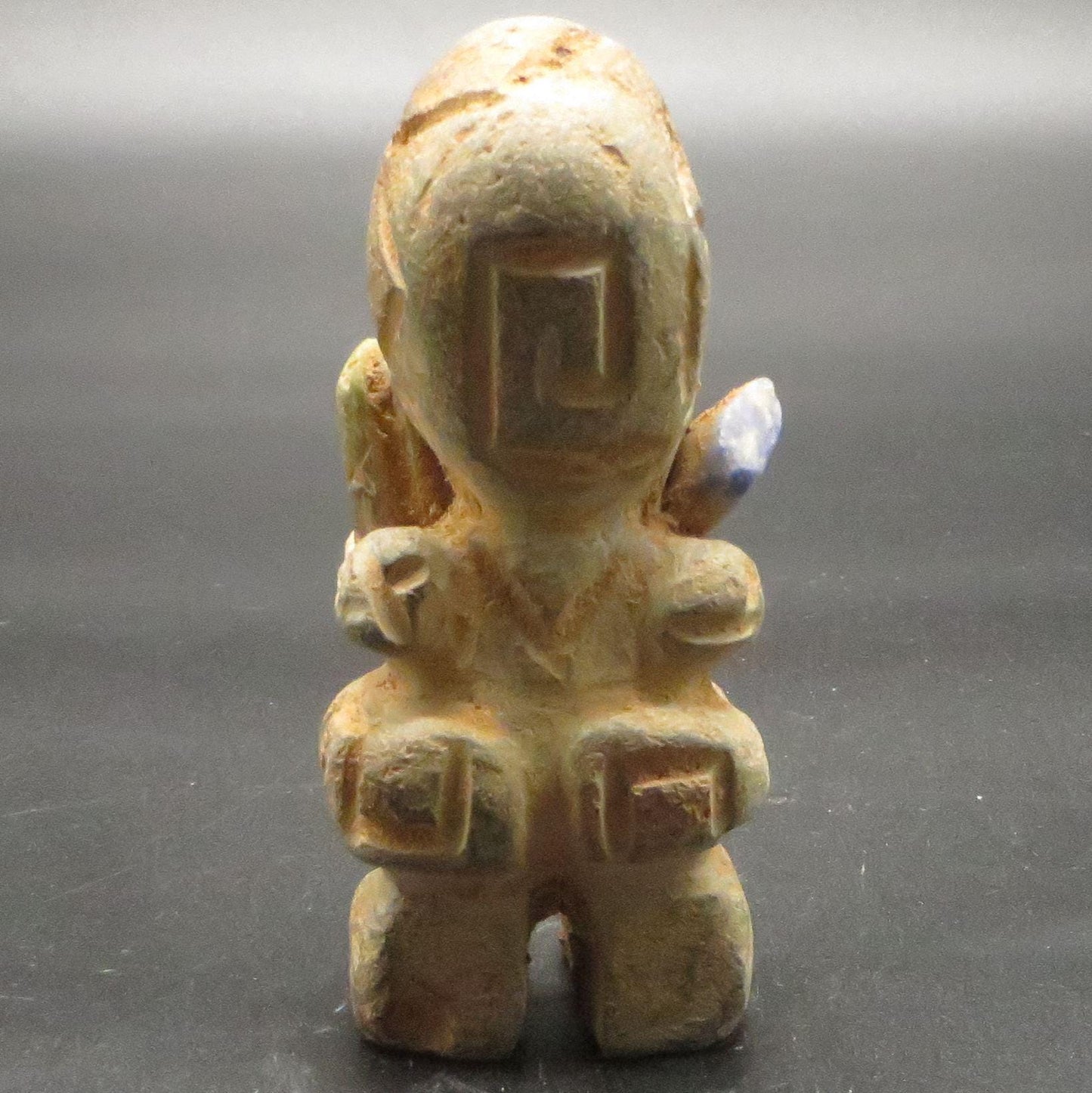 Stone carving San Pedro Huachuma Shaman hand crafted Sacred Valley Peru P24-16