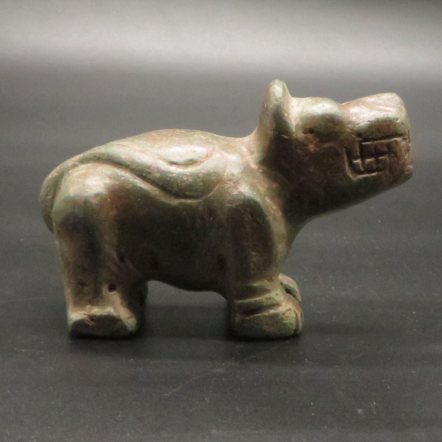 Peruvian Power Animal Stone Carving Jaguar hand carved Sacred Valley P24-9