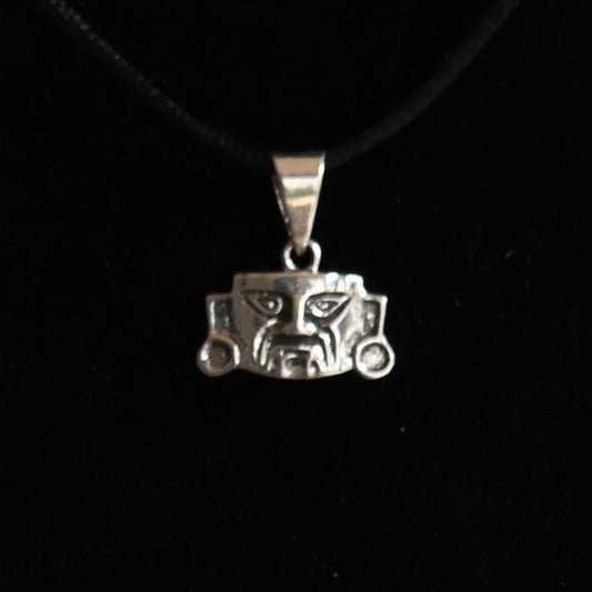 Incan Sun God Inti Silver Pendant 950 Silver Sacred Valley PJVB30