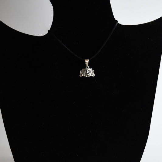 Incan Sun God Inti Silver Pendant 950 Silver Sacred Valley PJVB30