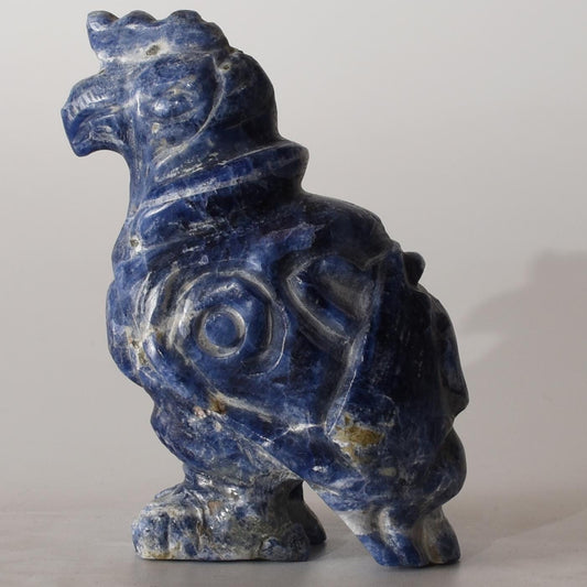Condor Power Animal stone carving Sodalite hand crafted Sacred Valley Peru S52502